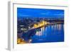 Night Panorama of Kiev-connect1-Framed Photographic Print