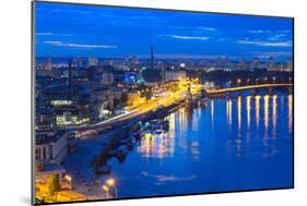 Night Panorama of Kiev-connect1-Mounted Photographic Print