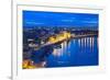 Night Panorama of Kiev-connect1-Framed Photographic Print