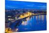 Night Panorama of Kiev-connect1-Mounted Photographic Print