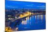 Night Panorama of Kiev-connect1-Mounted Photographic Print