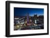 Night Panorama of Warsaw City Center-Jacek Kadaj-Framed Photographic Print