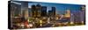 Night Panorama, the Strip, Las Vegas, Nevada, United States of America, North America-Neale Clarke-Stretched Canvas