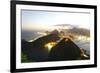 Night Panoramic View Of Rio De Janeiro-luiz rocha-Framed Photographic Print