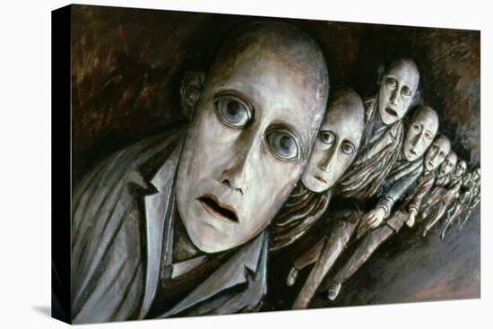 Night people, 1986-Evelyn Williams-Stretched Canvas