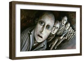 Night people, 1986-Evelyn Williams-Framed Giclee Print