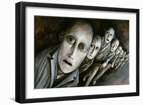 Night people, 1986-Evelyn Williams-Framed Giclee Print