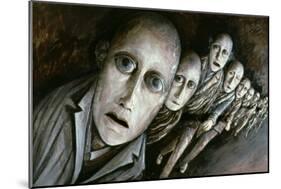 Night people, 1986-Evelyn Williams-Mounted Giclee Print