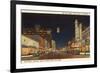 Night, Polk Street, Amarillo, Texas-null-Framed Premium Giclee Print