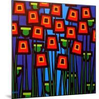 Night Poppies-John Nolan-Mounted Giclee Print