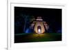 Night Portrait of Pyramid at Tikal, UNESCO World Heritage Site, Guatemala, Central America-Laura Grier-Framed Photographic Print