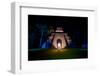 Night Portrait of Pyramid at Tikal, UNESCO World Heritage Site, Guatemala, Central America-Laura Grier-Framed Photographic Print