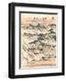 Night Rain on Karasaki Pine-Katsushika Hokusai-Framed Art Print