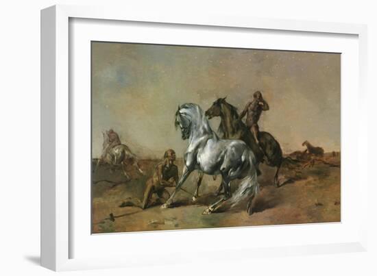 Night Robbers, 1868-Eugene Fromentin-Framed Giclee Print