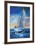 Night Sail-Craig Trewin Penny-Framed Art Print