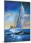 Night Sail-Craig Trewin Penny-Mounted Art Print