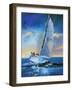 Night Sail-Craig Trewin Penny-Framed Art Print