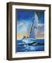 Night Sail-Craig Trewin Penny-Framed Art Print