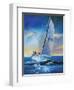 Night Sail-Craig Trewin Penny-Framed Art Print