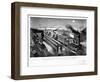 Night Scene at an American Railway Junction-Parson and Atwater-Framed Giclee Print