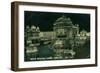 Night Scene at the Imperial International Exhibition, White City, London, 1909-null-Framed Giclee Print