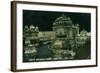 Night Scene at the Imperial International Exhibition, White City, London, 1909-null-Framed Giclee Print