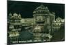 Night Scene at the Imperial International Exhibition, White City, London, 1909-null-Mounted Giclee Print