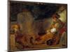 Night Scene Called the Dream of the Beggar Painting by Jean Honore Fragonard (1732-1806) 18Th Centu-Jean-Honore Fragonard-Mounted Giclee Print