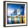 Night Scene Cityscape-fotoslaz-Framed Photographic Print