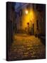 Night Scene from the Streets of Montefillairi Chianti Tuscany-Terry Eggers-Stretched Canvas