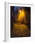 Night Scene from the Streets of Montefillairi Chianti Tuscany-Terry Eggers-Framed Photographic Print