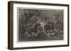 Night Scene in an Indian Forest-null-Framed Giclee Print