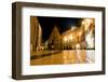 Night Scene in Krakow, Poland-pavel klimenko-Framed Photographic Print