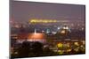 Night Scene in Krakow, Poland-dziewul-Mounted Photographic Print