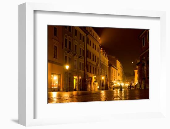 Night Scene in Old City-pavel klimenko-Framed Photographic Print