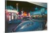 Night Scene, Juarez, Mexico, Fifties-null-Stretched Canvas