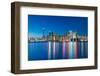 Night Scene of Downtown Toronto-yanmingzhang-Framed Photographic Print