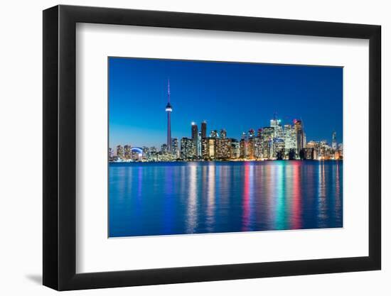 Night Scene of Downtown Toronto-yanmingzhang-Framed Photographic Print