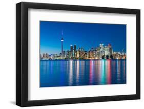 Night Scene of Downtown Toronto-yanmingzhang-Framed Photographic Print