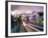 Night Scene of Oranjestad, Aruba, Caribbean-Robin Hill-Framed Photographic Print