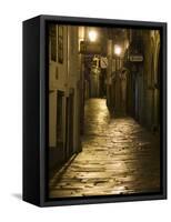 Night Scene, Santiago De Compostela, Galicia, Spain-R H Productions-Framed Stretched Canvas