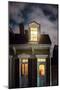 Night Scene with House-Jody Miller-Mounted Photographic Print