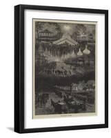 Night Scenes in Paris-null-Framed Giclee Print