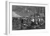 Night Secene on the Serpentine, London, 19th Century-null-Framed Giclee Print