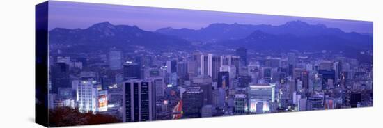 Night, Seoul, South Korea-null-Stretched Canvas