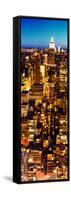 Night, Series 02, Midtown Manhattan, Manhattan, New York City-Philippe Hugonnard-Framed Stretched Canvas