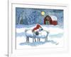 Night Sheep-Jennifer Zsolt-Framed Giclee Print