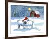 Night Sheep-Jennifer Zsolt-Framed Giclee Print