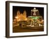 Night Shot of Plaza De Armas, Cusco, Peru-Diane Johnson-Framed Photographic Print