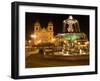 Night Shot of Plaza De Armas, Cusco, Peru-Diane Johnson-Framed Photographic Print